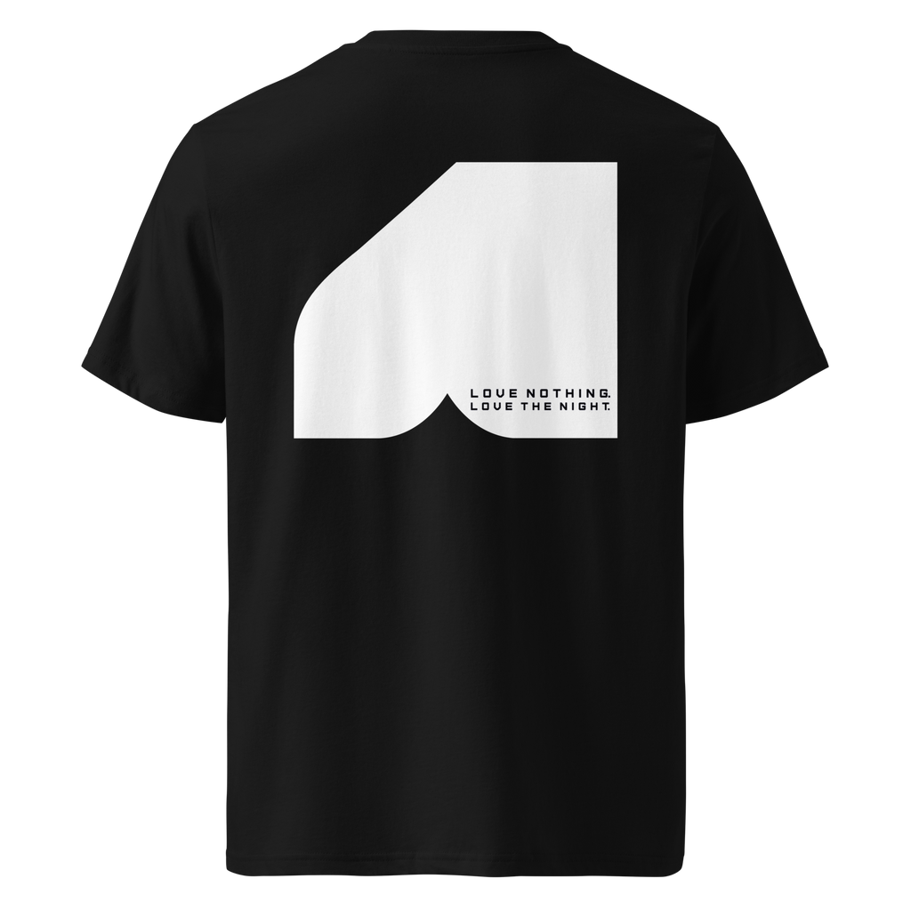 Back view of Backheart T-shirt by Mann Adores Notte
