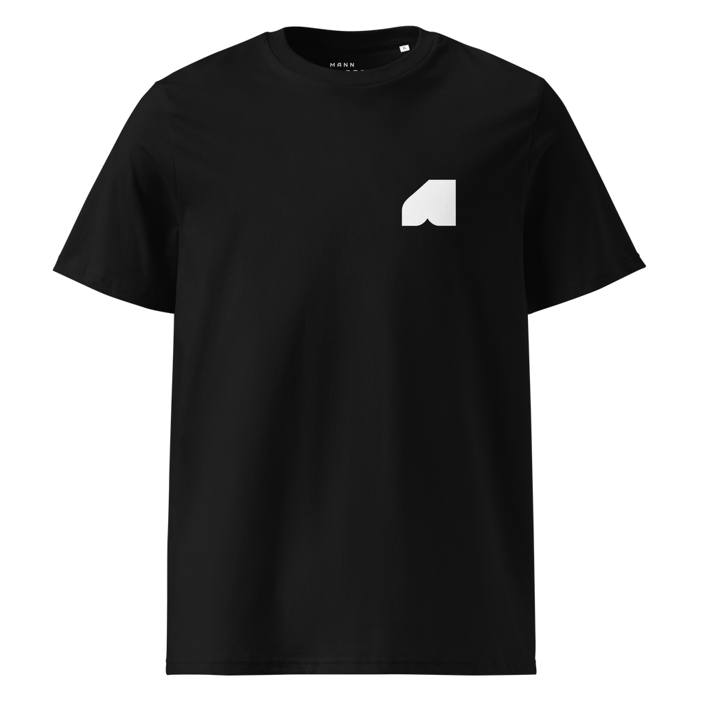 Front view of Bauheart Signature T-shirt by Mann Adores Notte