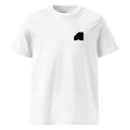 Front view of Bauheart Signature T-shirt White by Mann Adores Notte