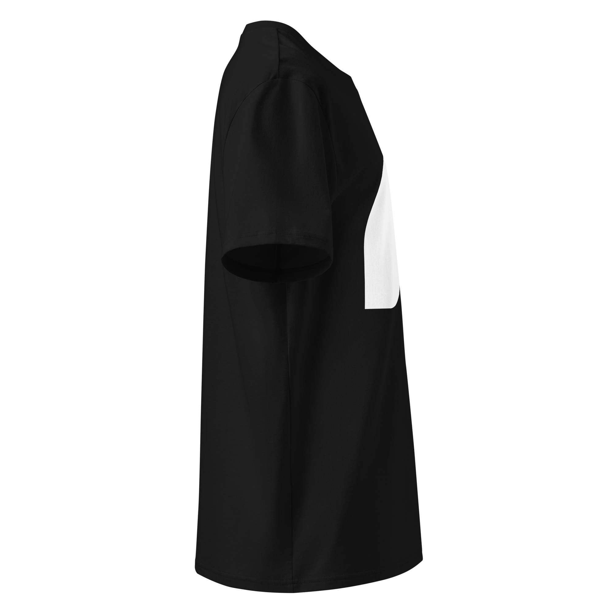 Right side view of Bauheart T-shirt by Mann Adores Notte
