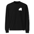 Front view of Love Nothing. Love The Night. Long Sleeve Shirt by Mann Adores Notte