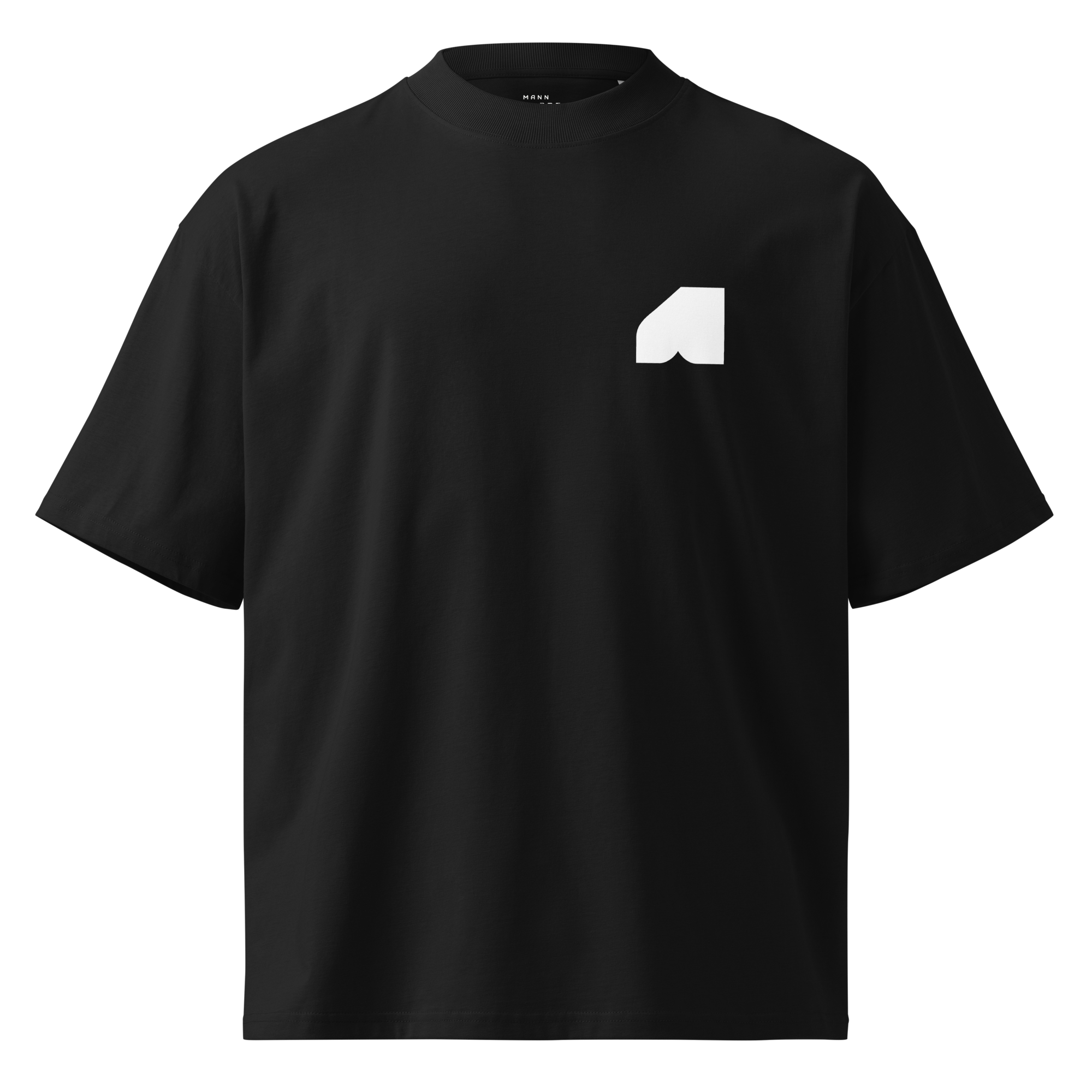 Front view of Mann Adores Notte Oversized T-shirt by Mann Adores Notte