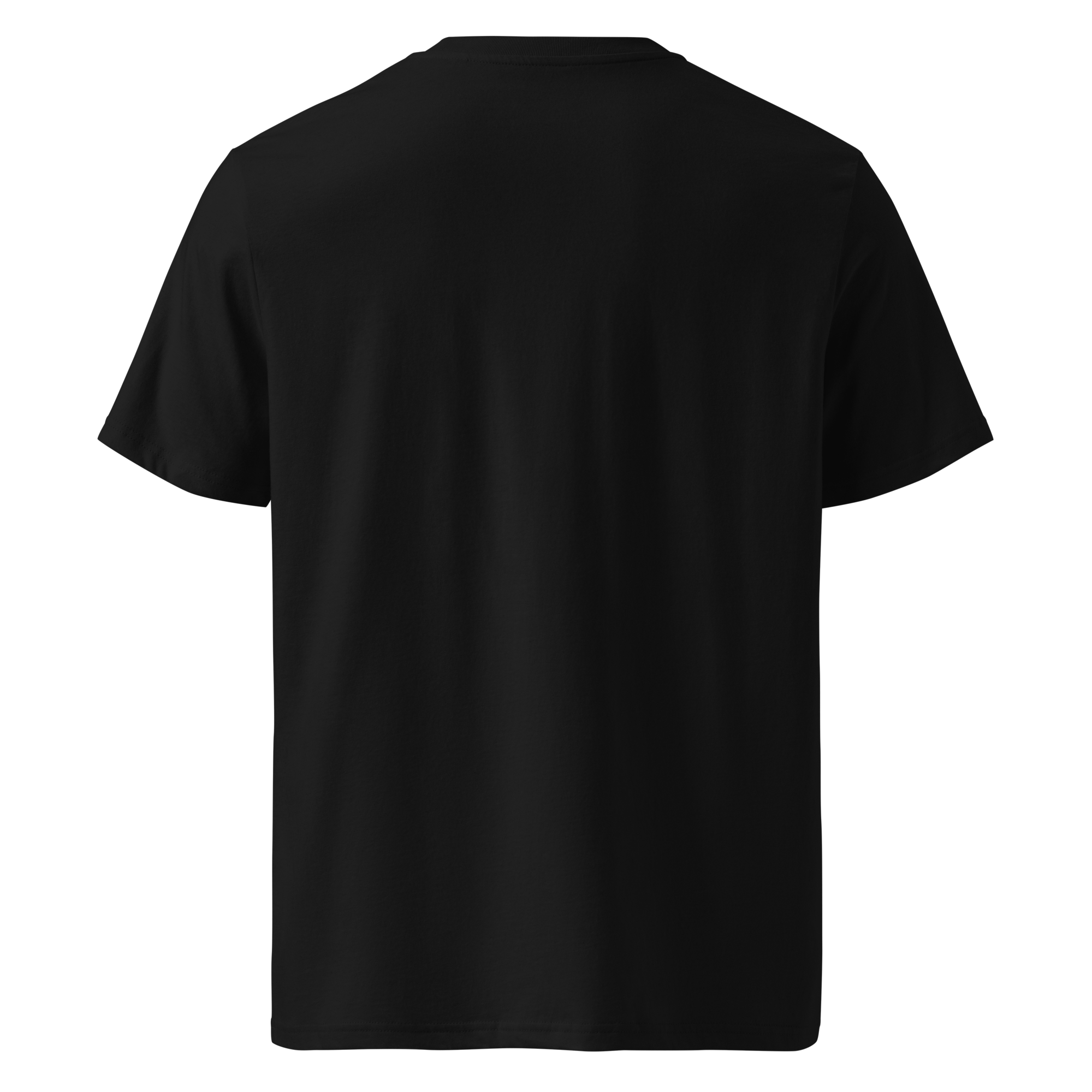 Back view of Mann Adores Notte Signature T-shirt