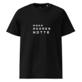 Front view of Mann Adores Notte T-shirt by Mann Adores Notte